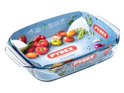 Fuente rectangular Let's Share Pyrex vidrio 39x24,5x6,9 cm