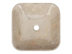 Fullerton Lavabo gris mármol 40x40x10 cm