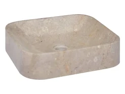 Fullerton Lavabo gris mármol 40x40x10 cm
