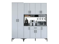Gabinete multiusos JE133 3054 Blanco 180x198.6x40 cm
