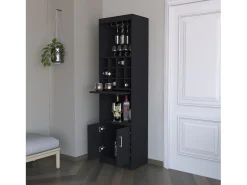 Gabinete para bar Kevil, wengué