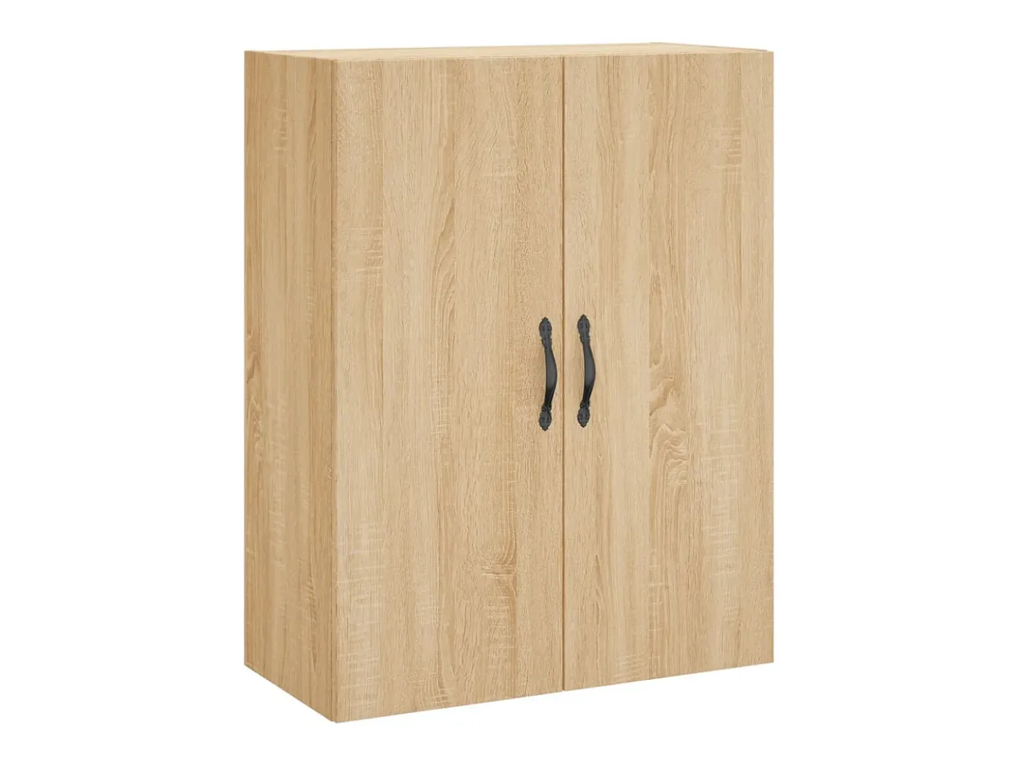 Gabinetes de pared de 2 piezas, roble Sonoma, madera de ingeniería