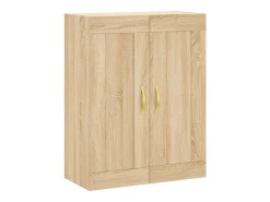Gabinetes de pared de 2 piezas, roble Sonoma, madera de ingeniería