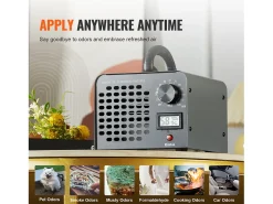 Generador de Ozono SucceBuy, Máquina de Ozono de 36000 mg/h con Cronómetro de 0 a 120 Minutos