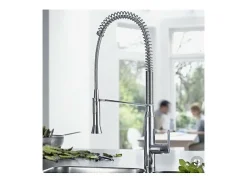 Grifo de Cocina GROHE K7 Caño Alto Cromado con Ducha Extraíble
