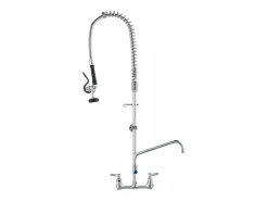 Grifo de Cocina SucceBuy para Fregadero de Montaje en Pared - Con Rociador de Prelavado, 111.8 cm