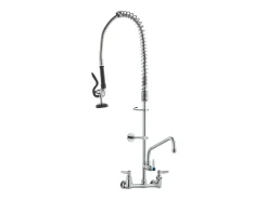 Grifo de Cocina SucceBuy para Fregadero de Cocina de Montaje en Pared - Con Rociador de Prelavado, 91 cm