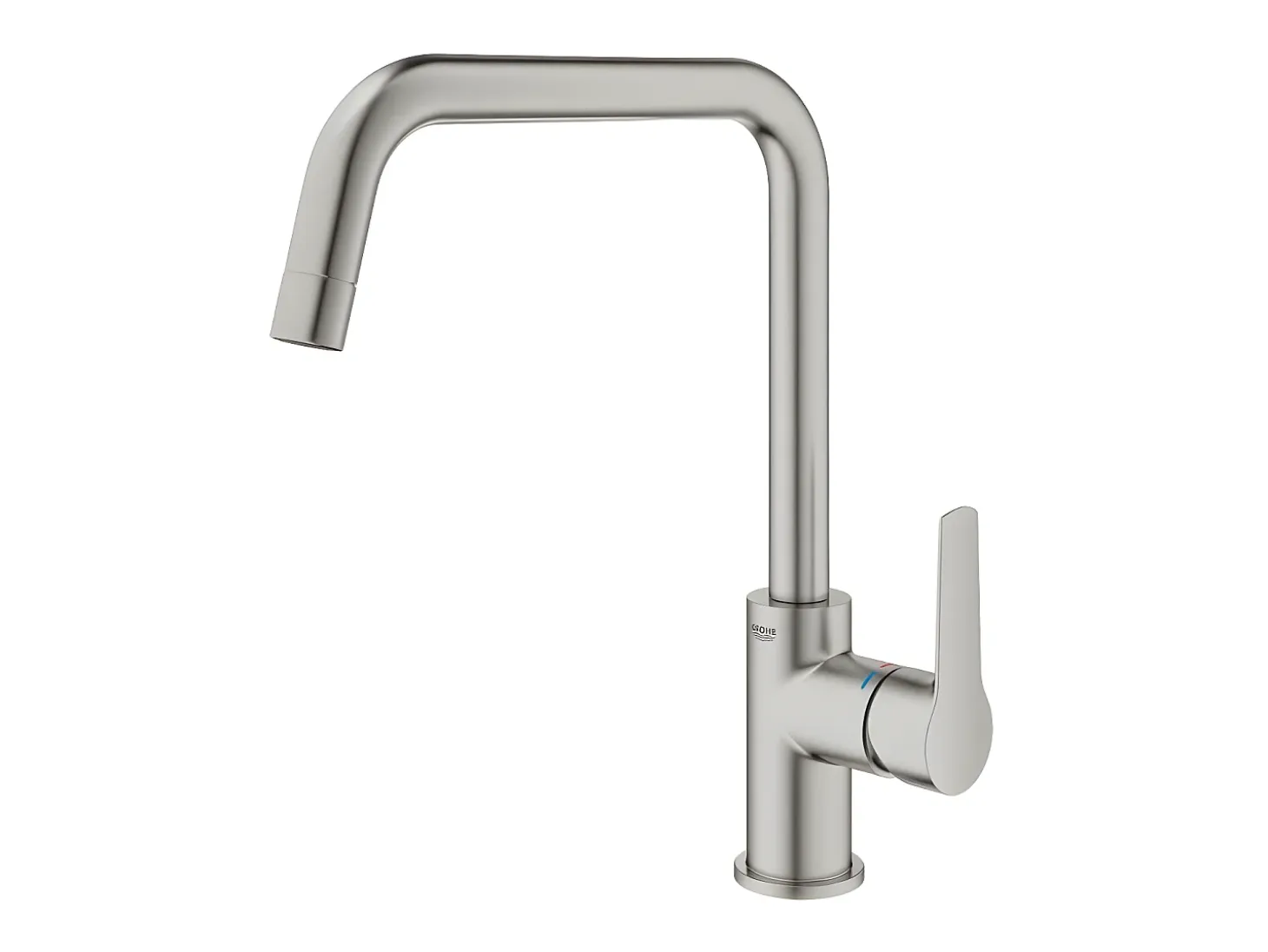 GROHE Start 2021 Grifo de cocina monomando de caño alto Supersteel