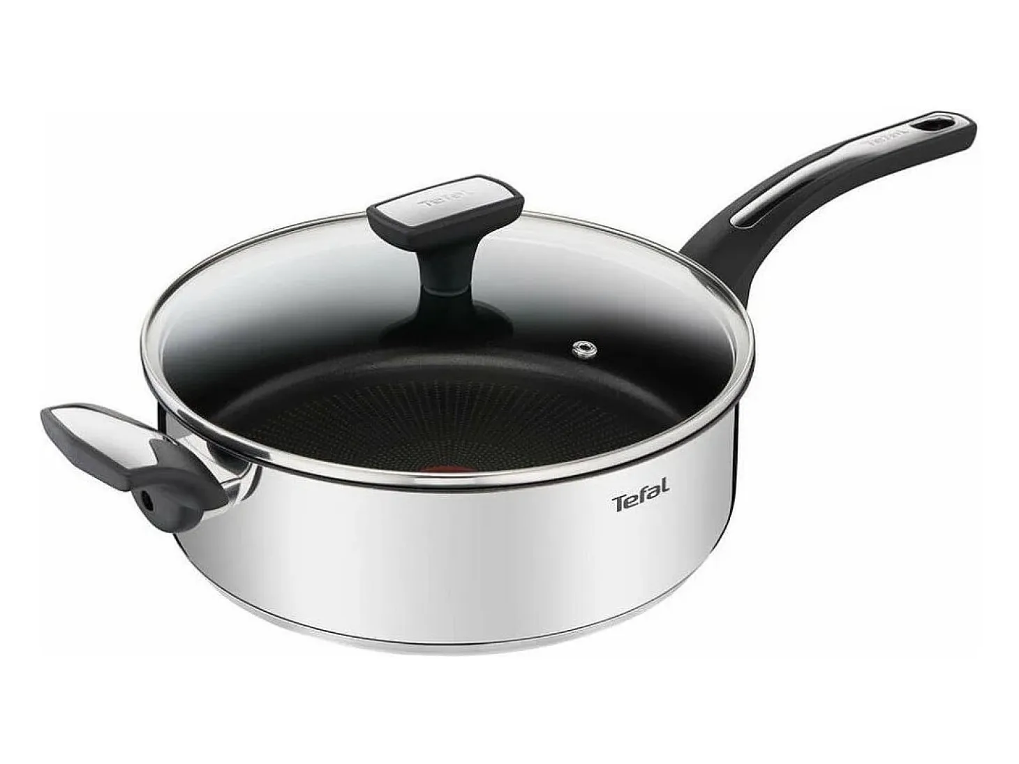 Guisera Tefal Emotion con tapa acero inoxidable negro Ø26 cm