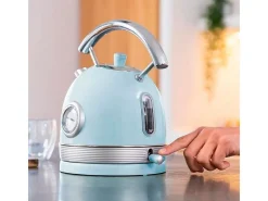 Hervidor de agua Cecotec Thermosense 420 Vintage Light Blue 2200W 1,8L azul