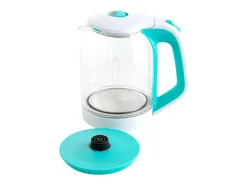 Hervidor de agua Gallery Dcook 1500W 1,8L luz LED cristal azul/blanco