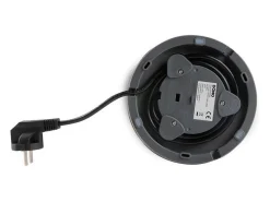 Hervidor eléctrico de 2200 W - 1,7 L - Base giratoria 360° - Negro/Madera