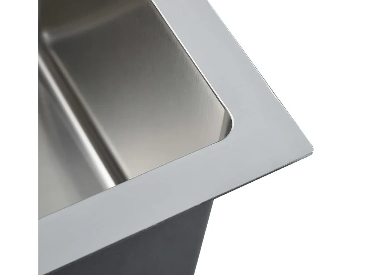 Hicksville Fregadero de cocina hecho a mano acero inoxidable