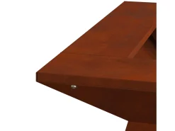 Hoguera Marrón 60 x 60 x 50 cm Acero autopatinable