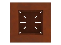 Hoguera Marrón 60 x 60 x 50 cm Acero autopatinable
