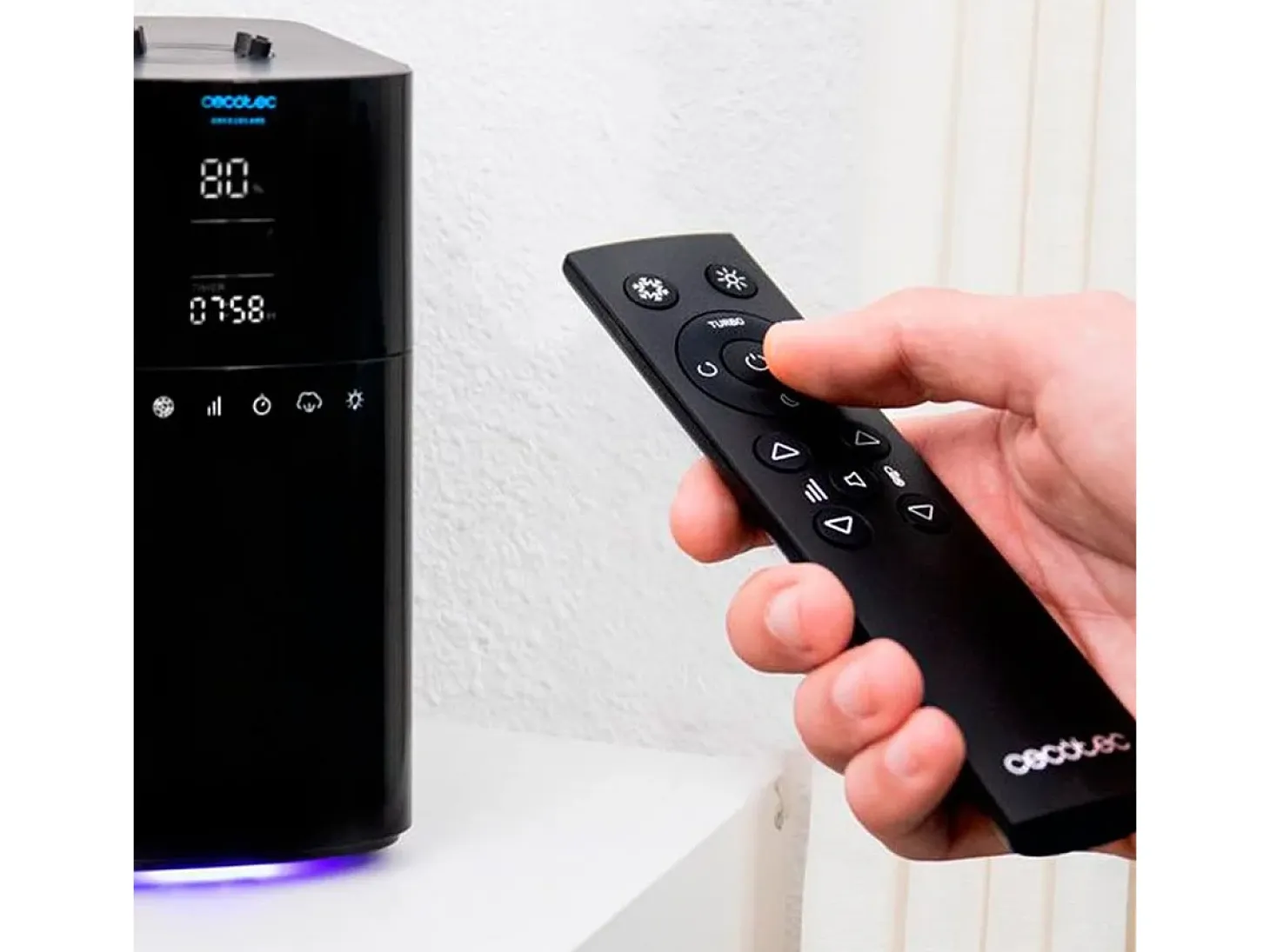 Humidificador Cecotec BreezeCare 4000 Connected 6L 110W WiFi mando a distancia negro