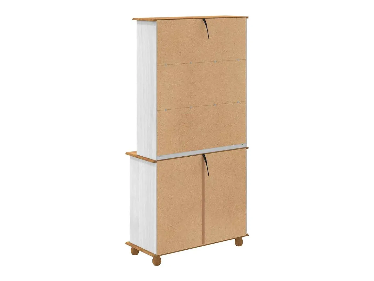 Hutch con cajón ASKIM 91 x 40 x 184 cm Madera de pino macizo