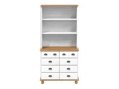 Hutch con cajón ASKIM 91 x 40 x 184 cm Madera de pino macizo
