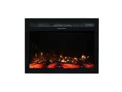 Insert eléctrico INFINITY para chimenea eléctrica - fuego premium - empotrada - 71x14x50 cm - chimenea LED con calefacción 750/1500 W