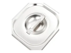 Ishpeming Tapas para bandejas Gastronorm 1/6 acero inoxidable 8 unidades