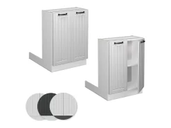 Isla de cocina blanco casa de campo 60x30x82 fame-line