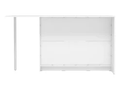 Isla de cocina con 2 puertas, 1 cajón y 2 estantes - Blanco - TUNORI