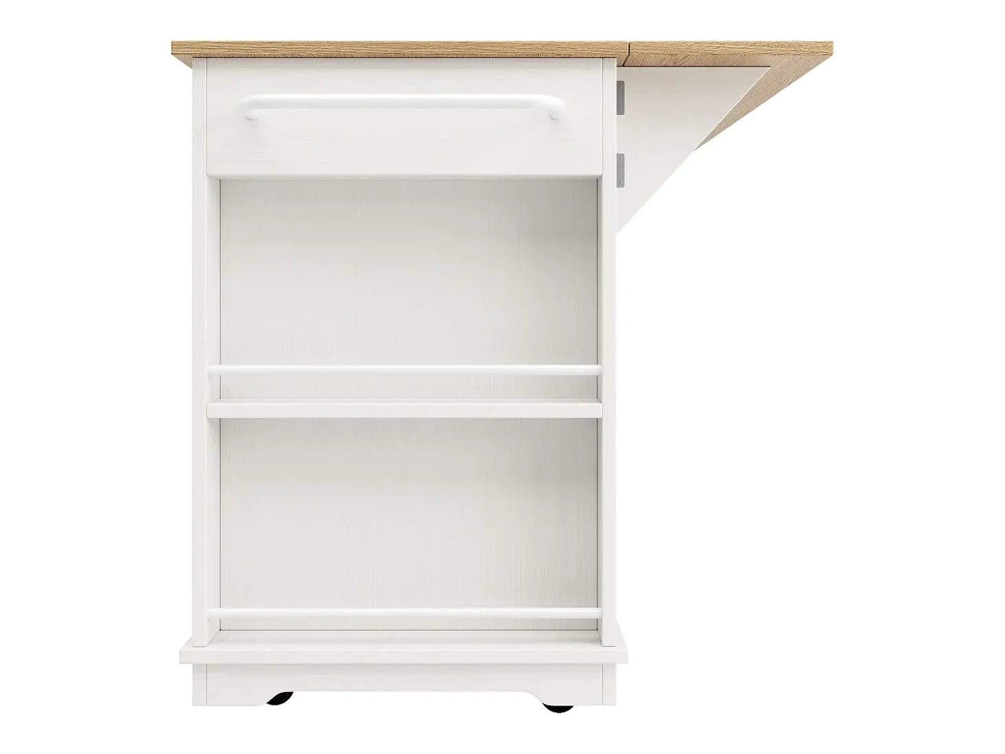 Isla de cocina con separadores extraíbles, mueble de cocina multifunción, aparador con encimera (151,5x60x91,7 cm)