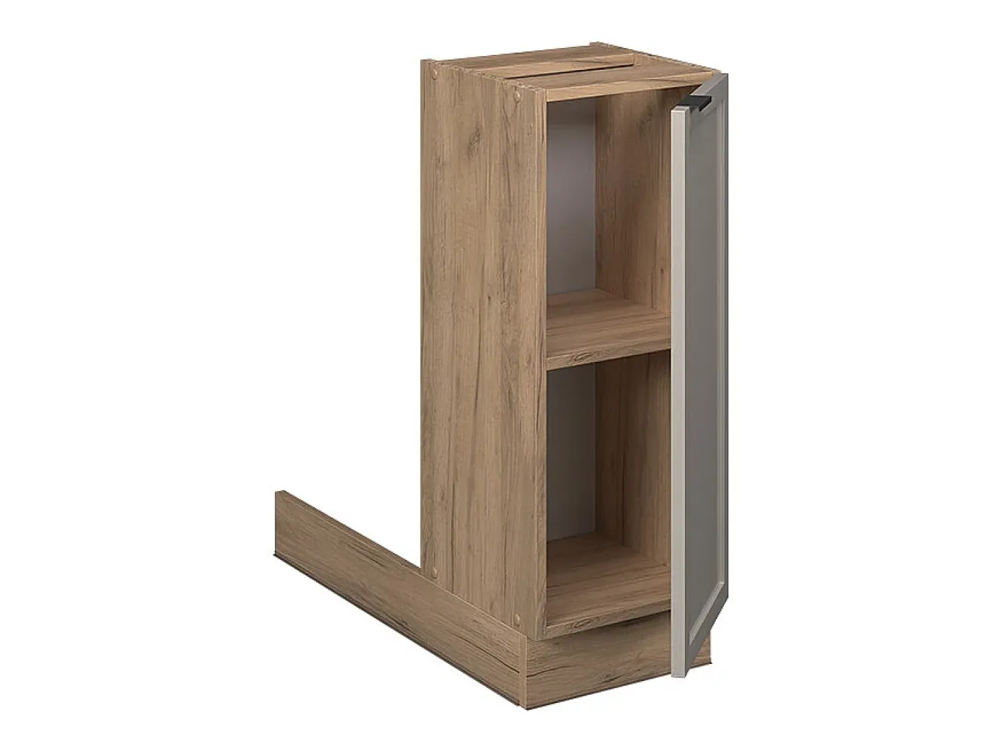 Isla de cocina grisbeige 30x70x82 fame-line