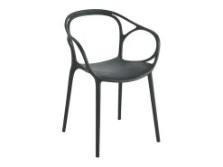 Juego de 2 asientos modernos "Mistral" entonces pranzo en polipropileno versatili cm 57x55 80h