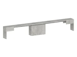 Juego de 2 bancos extensibles 66 - 290 cm para mesa de comedor Pratika A + B - Beige