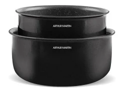 Juego de 20 piezas de utensilios de cocina de aluminio para inducción - Mango extraíble - Apto para todo tipo de cocinas, inclui