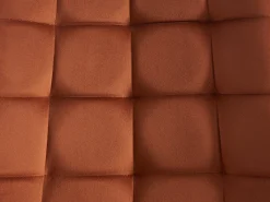 Juego de 2 sillas acolchadas - Terciopelo y metal - Terracota - OLLUA