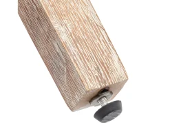 Juego de 6 sillas acolchadas de terciopelo - estructura de madera maciza - gris