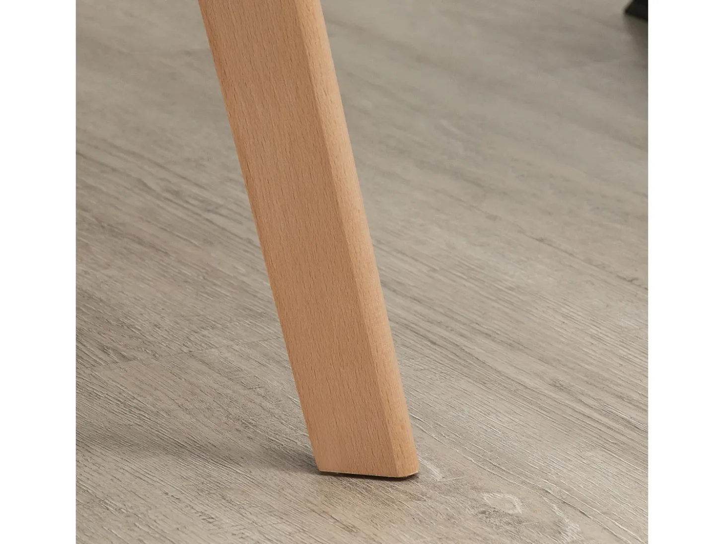 Juego de 2 sillas de cocina ergonómicas con reposabrazos y respaldo alargados, hasta 120 kg, poliéster y madera, color negro