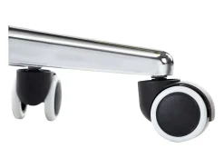 Juego de 4 sillas de comedor de tela gris claro