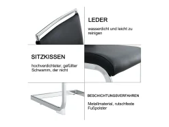 Juego de 6 sillas de comedor modernas con respaldo alto y patas tapizadas, respaldo de rayas cruzadas para comedor, cocina y oficina, color negro