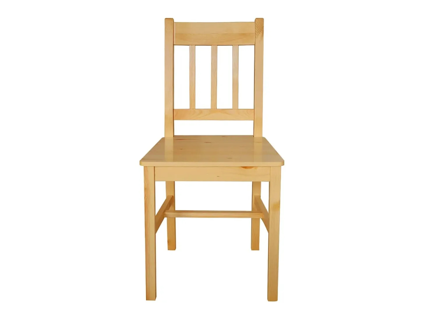 Juego de 6 sillas de comedor de madera de pino