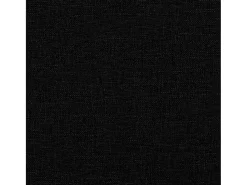 Juego de 4 sillas de comedor de tela negra