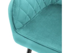 Juego de 4 Sillas de Comedor Sillas de Salón Silla de Cocina Silla Tapizada de T