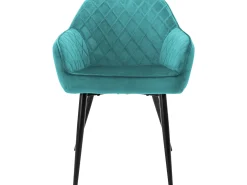 Juego de 4 Sillas de Comedor Sillas de Salón Silla de Cocina Silla Tapizada de T