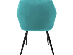 Juego de 4 Sillas de Comedor Sillas de Salón Silla de Cocina Silla Tapizada de T