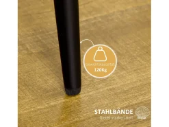 Juego de 2 sillas de comedor, cómodas sillas tapizadas con respaldo de terciopelo, patas de acero, color crema