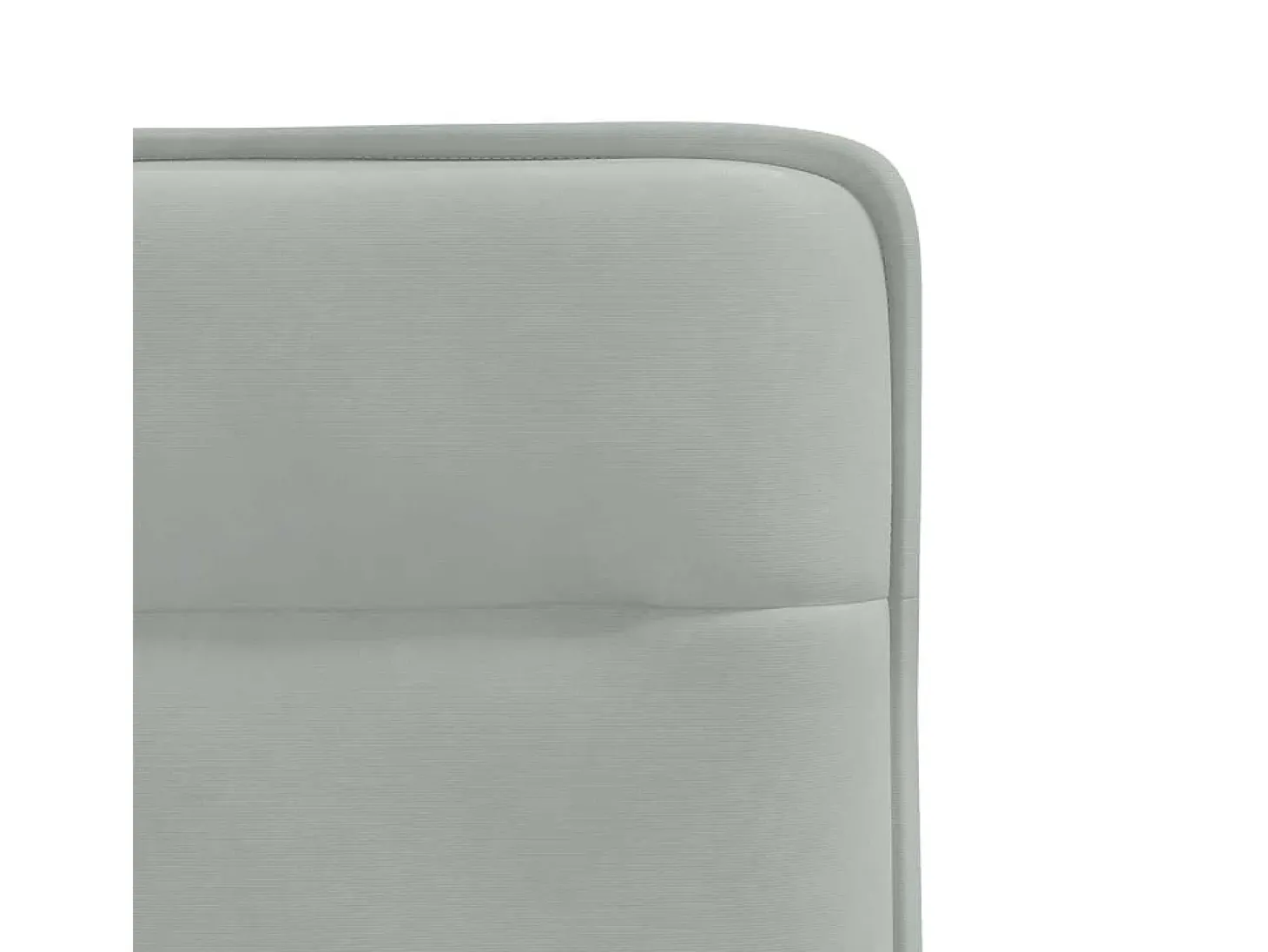 Juego de 6 sillas de comedor de terciopelo gris claro