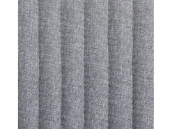Juego de 2 sillas de comedor de tela gris claro