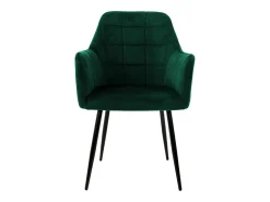 Juego de 6 sillas de comedor cocina terciopelo verde ML-DESIGN
