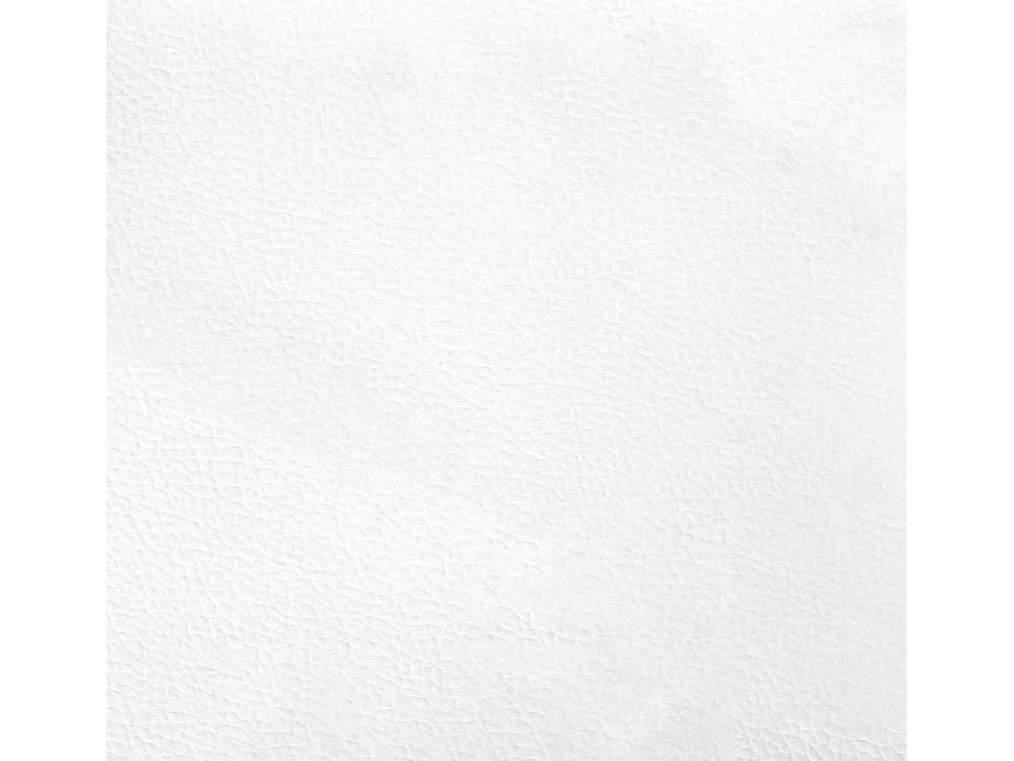 Juego de 2 sillas de comedor de piel sintética blanca