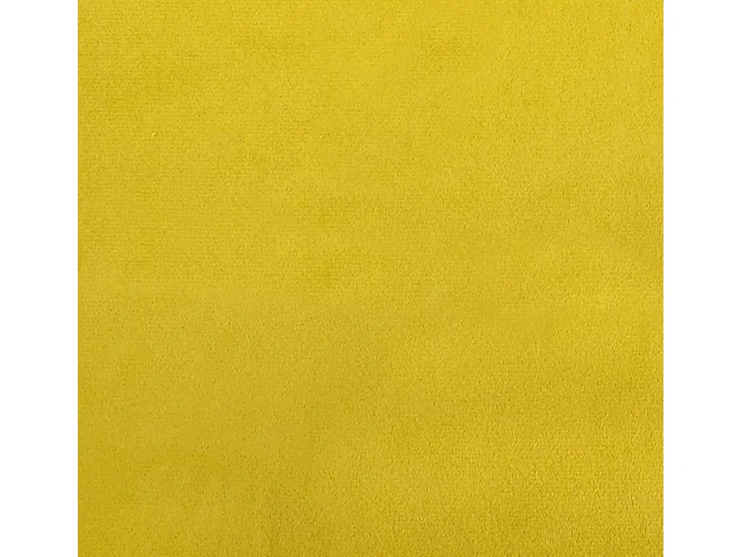 Juego de 2 sillas de comedor de terciopelo amarillo
