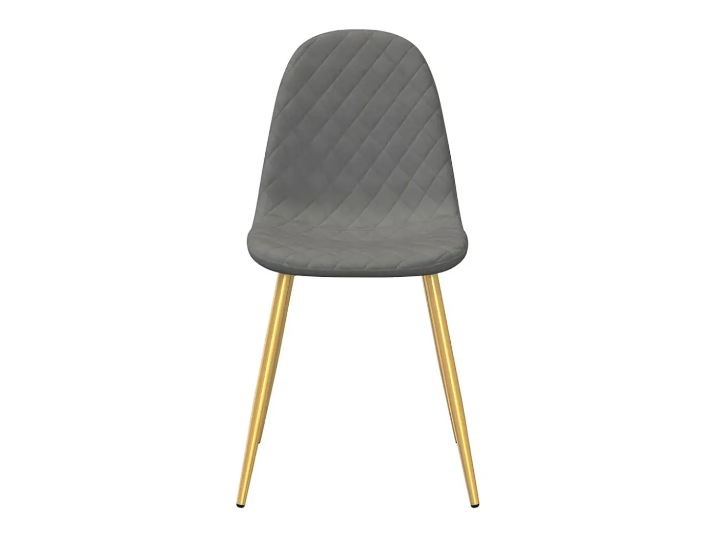 Juego de 6 Sillas de comedor giratorias terciopelo gris claro ES606719