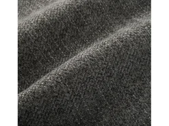 Juego de 4 sillas de comedor de chenilla gris - Patas de metal dorado