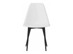 Juego de 2 Sillas de comedor blancas PP ES976670